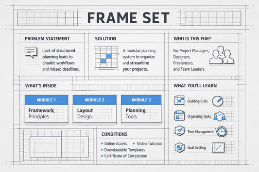 A digital infographic for Frame Set by Lurven