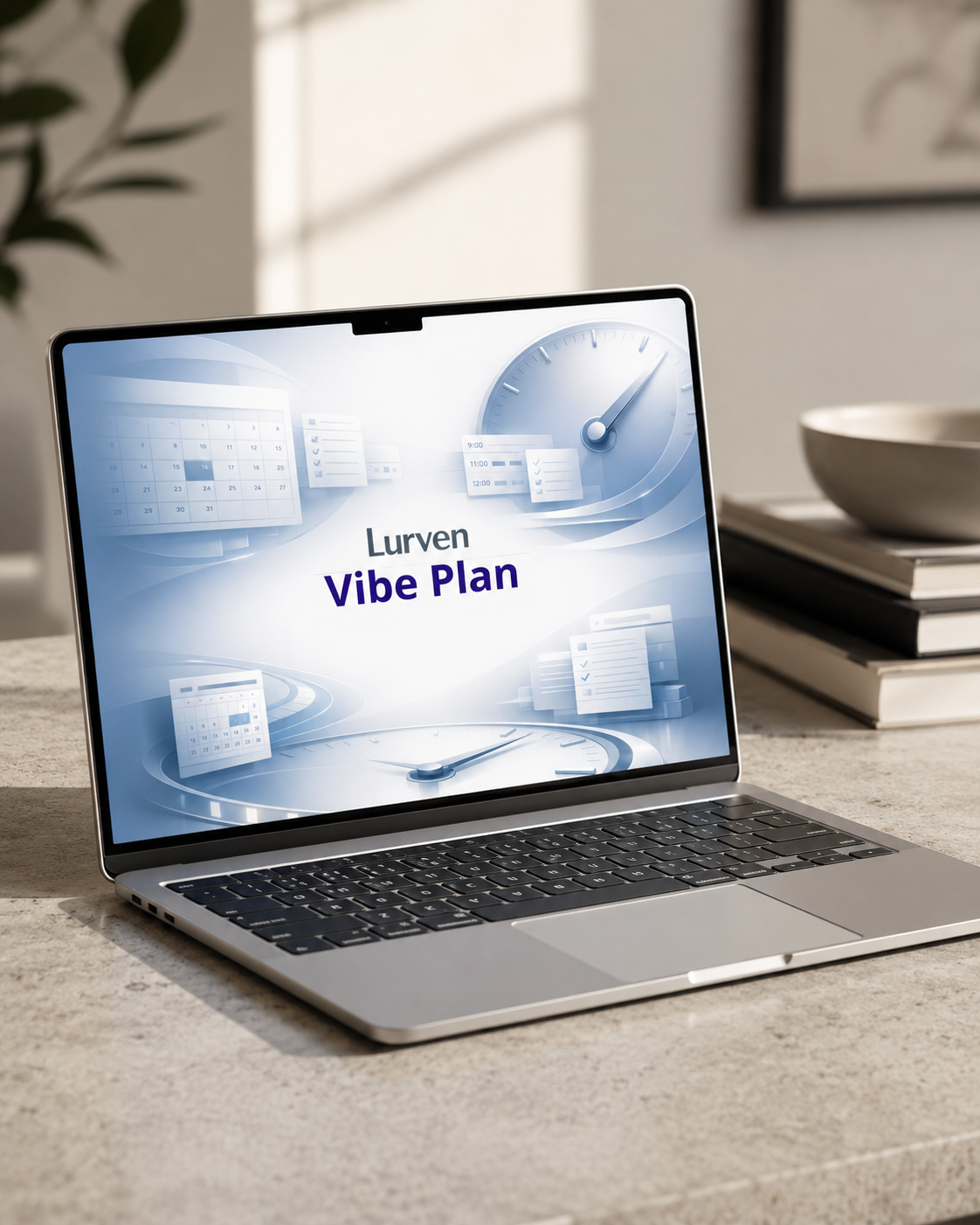 Laptop for "Vibe Plan " by Lurven