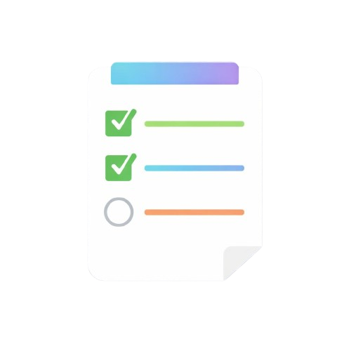 icon with tasks