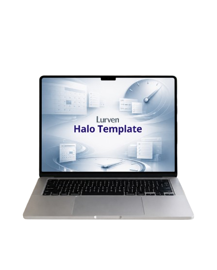 laptop with our course without background